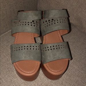 Olive-Grey Platforms